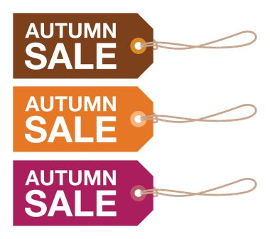 Sonbahar Satılık işareti kümesi