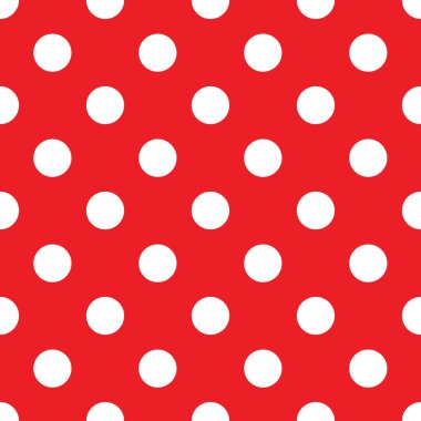 Sorunsuz kırmızı puantiyeli arka plan