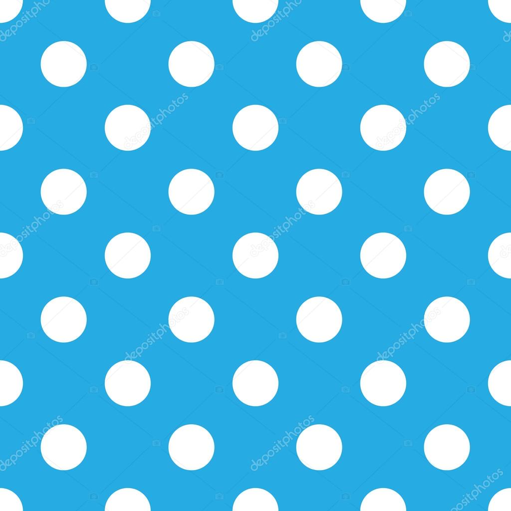 Seamless blue polka dot background