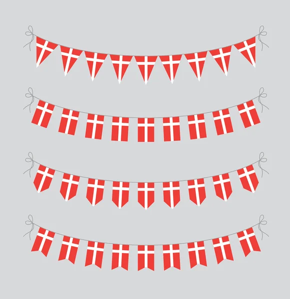 Bunting dinamarquês — Vetor de Stock