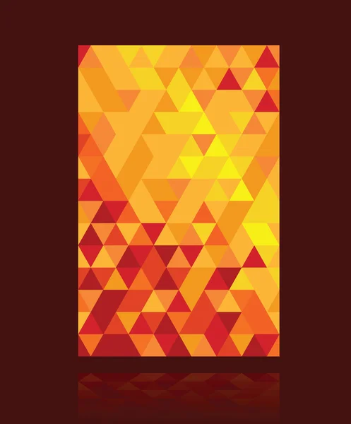 Abstrakt färgglada triangel bakgrund — Stock vektor