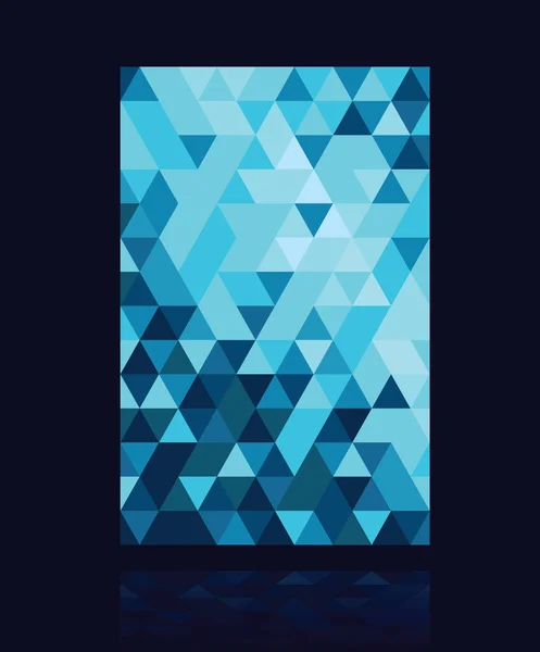 Astratto sfondo triangolo colorato — Vettoriale Stock