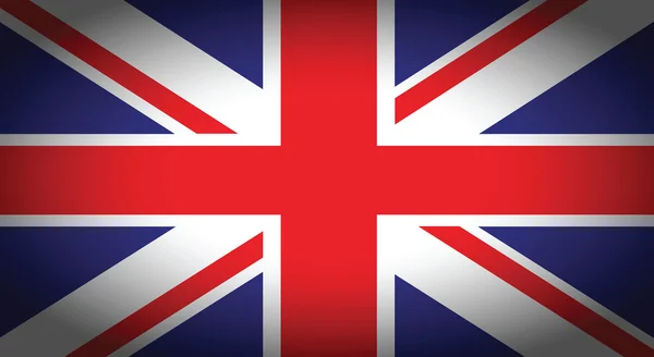 쇠퇴 하는 영국 국기 — 스톡 벡터