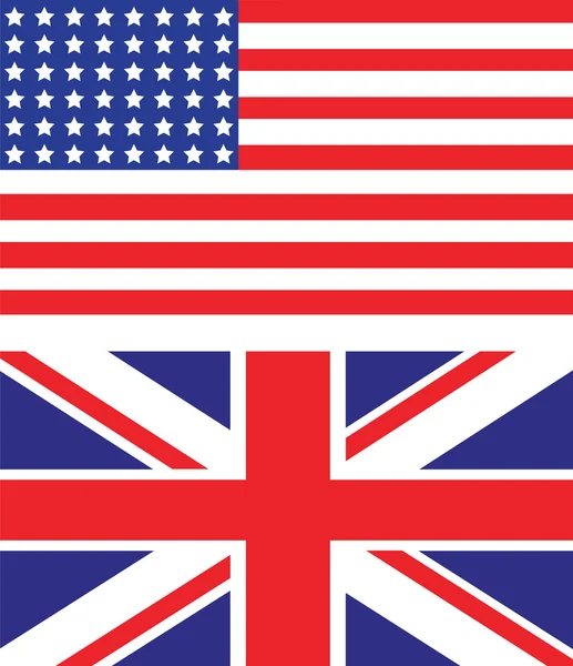 Amerikanische Flagge — Stockvektor