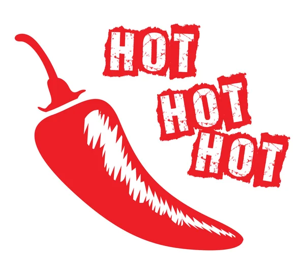 A red hot chilli — Stock Vector