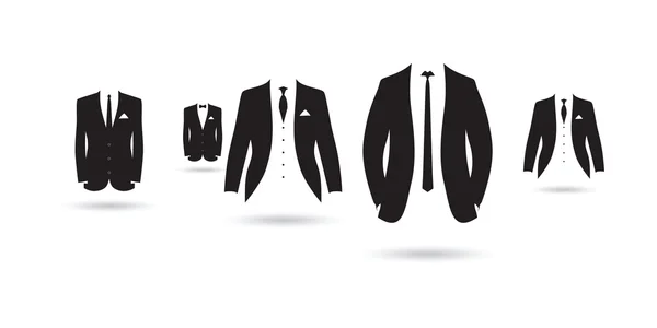 Set of suits — Stock Vector