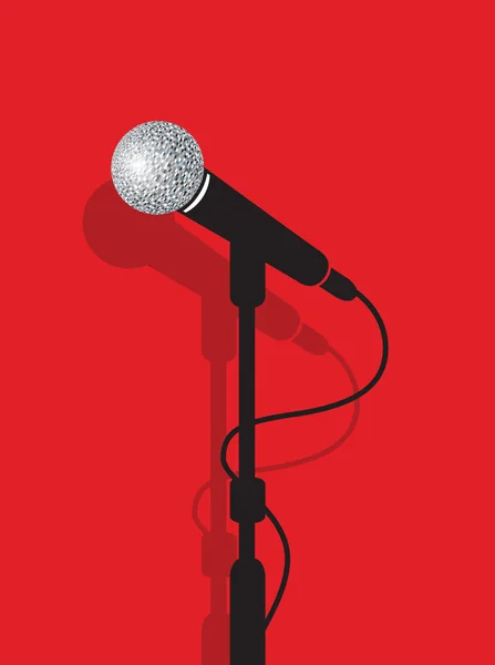 Mikrofon standı — Stok Vektör