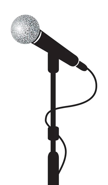 Support de microphone — Image vectorielle