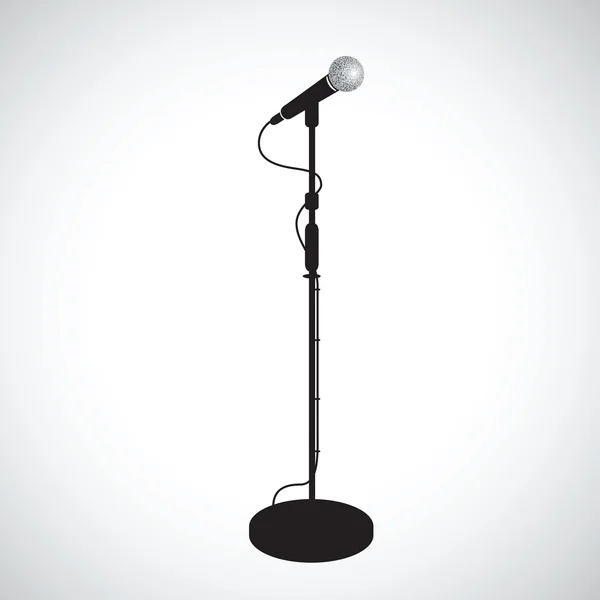 Microphone stand Vector Art Stock Images Depositphotos