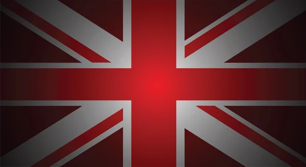 Ένα κόκκινο εικόνα σημαία Ηνωμένου Βασιλείου — Διανυσματικό Αρχείο