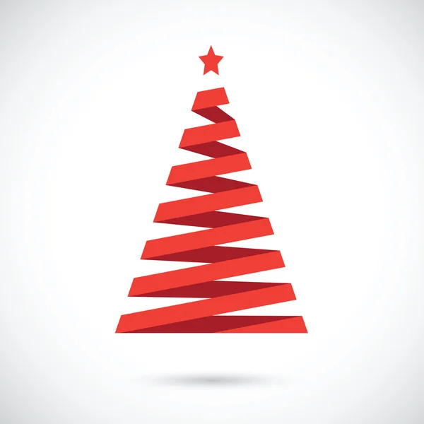 Basit Noel ağacı — Stok Vektör