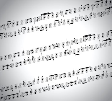müzik Not arka planı