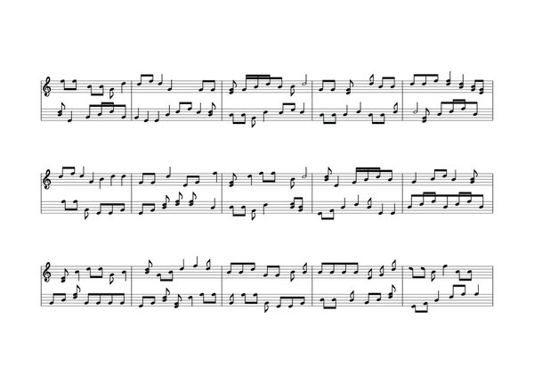 music notes background