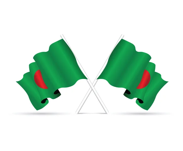 Bangladesch-Nationalflagge — Stockvektor