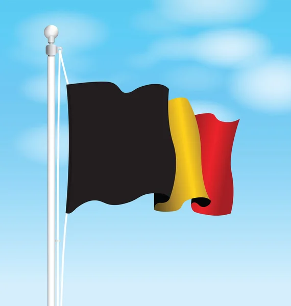 Belgische Nationalflagge — Stockvektor