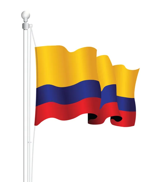 Bandera Nacional de Colombia — Archivo Imágenes Vectoriales