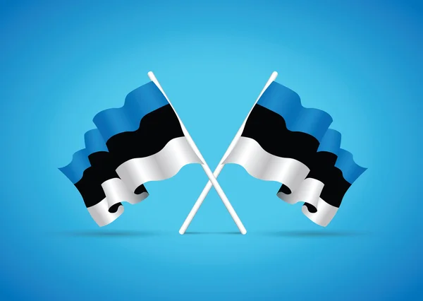 エストニア国旗 — ストックベクタ