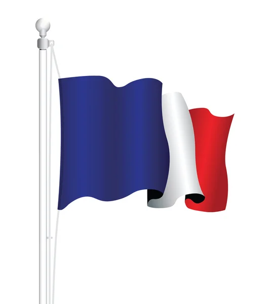 Frankreich Nationalflagge — Stockvektor