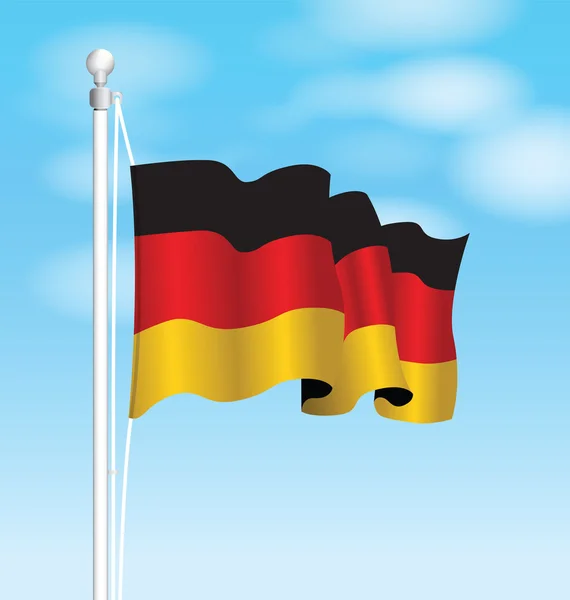 Germany national flag — Stock Vector