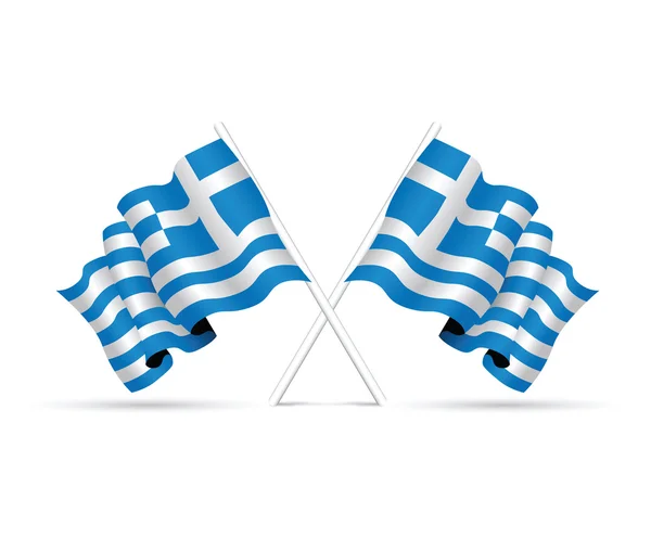 Grèce Drapeau national — Image vectorielle