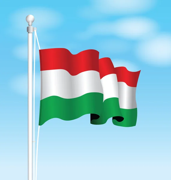 Hungary national flag — Stock Vector