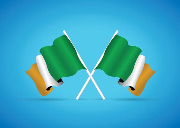 Національний прапор Ірландії — стоковий вектор