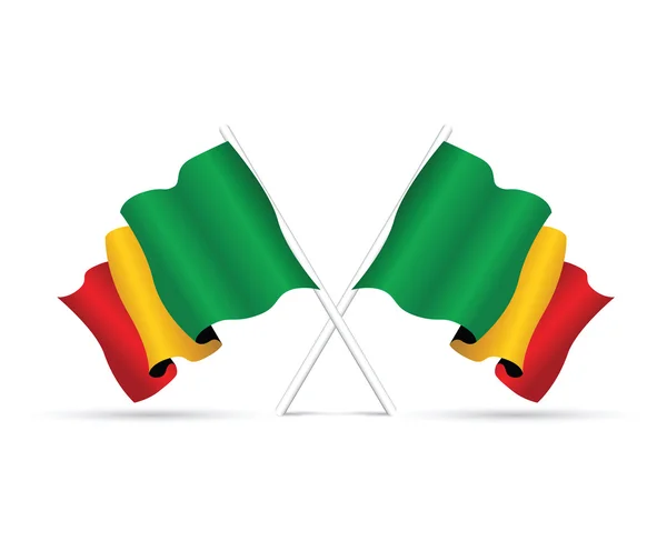 Mali-Nationalflagge — Stockvektor