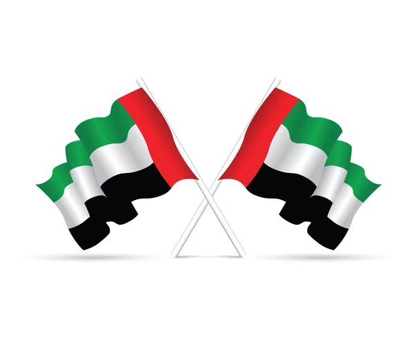 Drapeau national des Émirats arabes unis — Image vectorielle