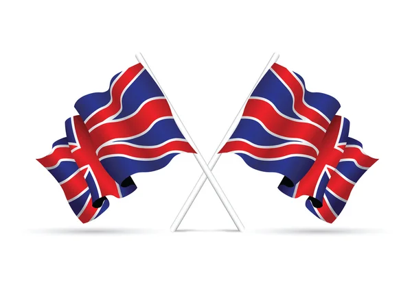 Bandera Nacional del Reino Unido — Vector de stock