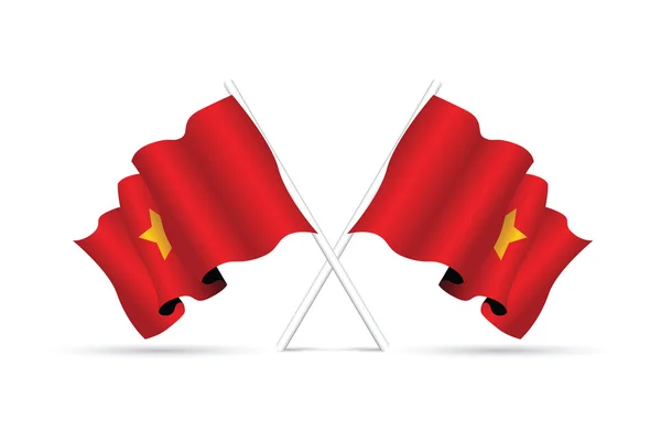 越南国旗 — 图库矢量图片