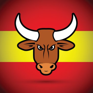 bir İspanyol boğa