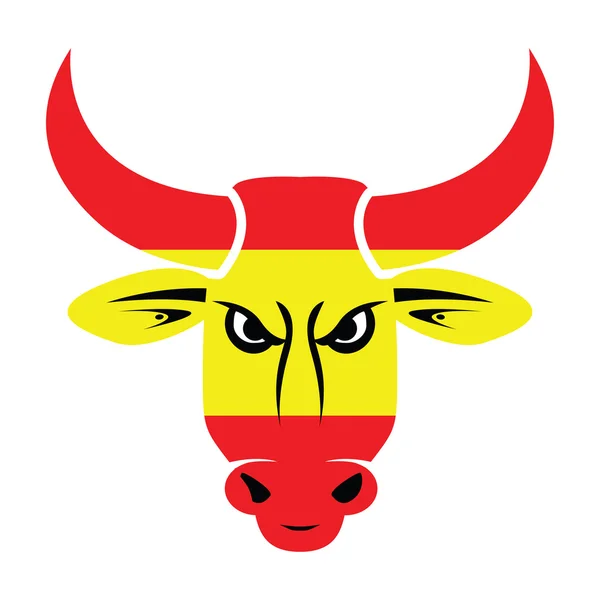 Een Spaanse stier — Stockvector