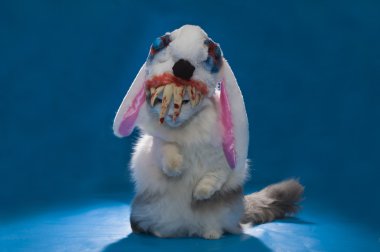 kostüm kötü kanlı tavşan kedi