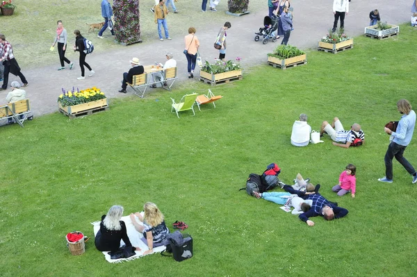 People in the park — Stock Photo, Image