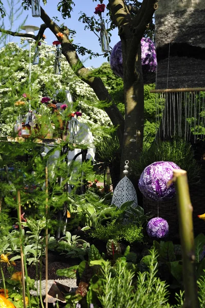 Jardín decorado — Foto de Stock