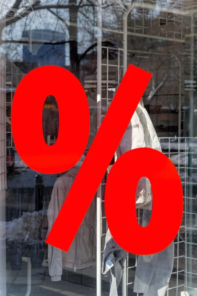 Kortingen in procenten — Stockfoto