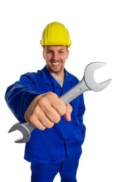 Handwerker mit Werkzeug — Stockfoto