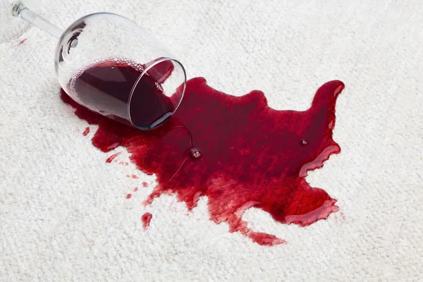 Bicchiere di vino rosso — Foto Stock