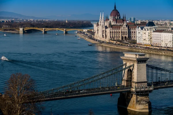 Ungarn, Budapest, Parlament — Stockfoto