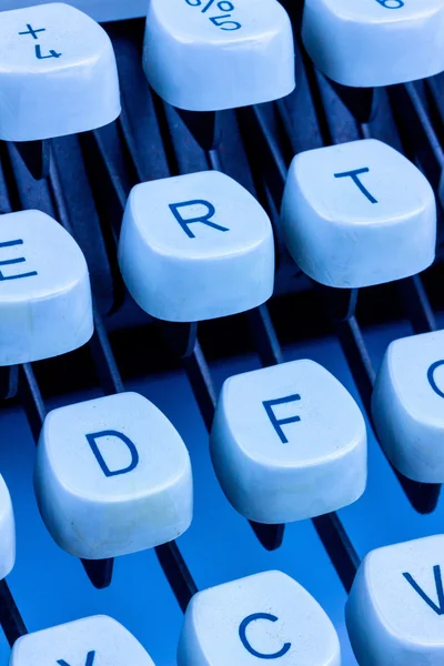 Een schrijfmachine-toetsenbord — Stockfoto