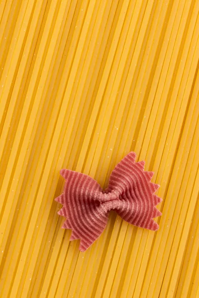 Tagliatelle con spaghetti — Foto Stock