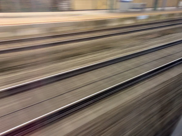Rails van spoor. trein — Stockfoto
