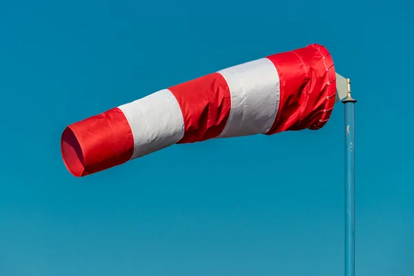 Windsock against blue sky — Stock Photo, Image