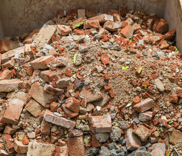 Rubble lies in a container — Stock Photo, Image