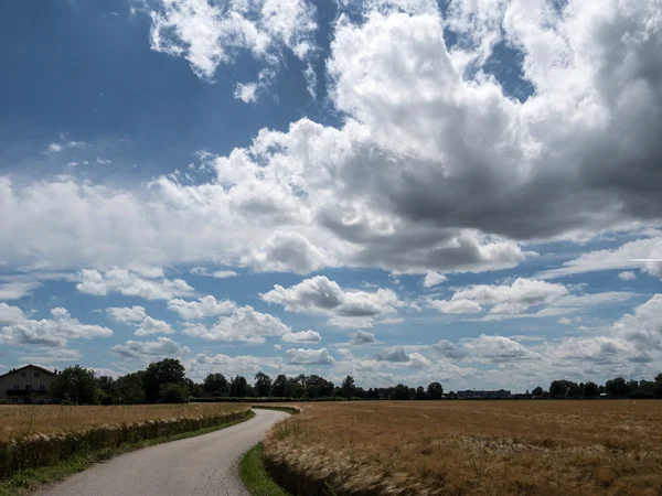 Nubes en el cielo. ambiente agradable — Foto de Stock