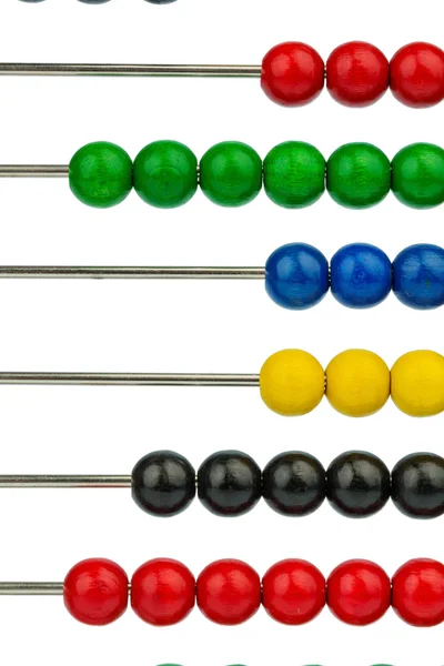 Abacus with colored beads — Stock Photo, Image