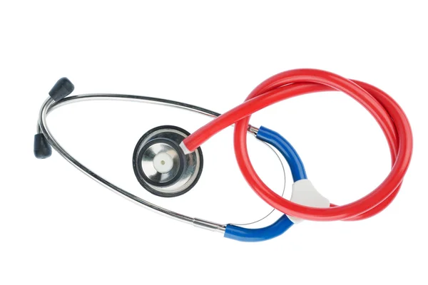 Stethoscope against white background — Stock Photo, Image