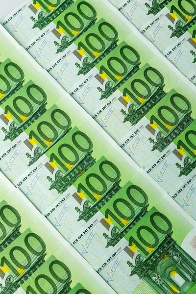 One hundred euro banknotes — Stock Photo, Image