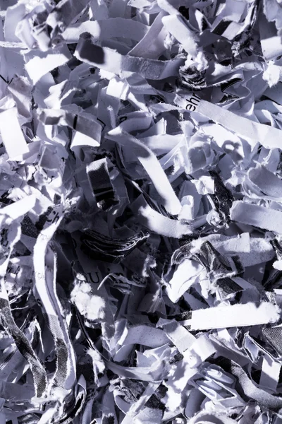 Shredded paper close up — Stock Photo, Image