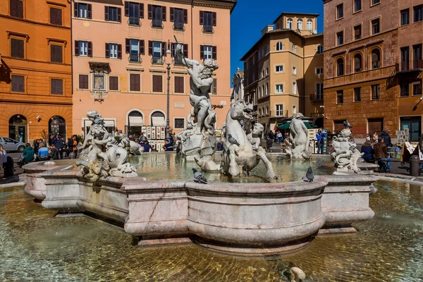 Itália, Roma, Piazza Navona — Fotografia de Stock